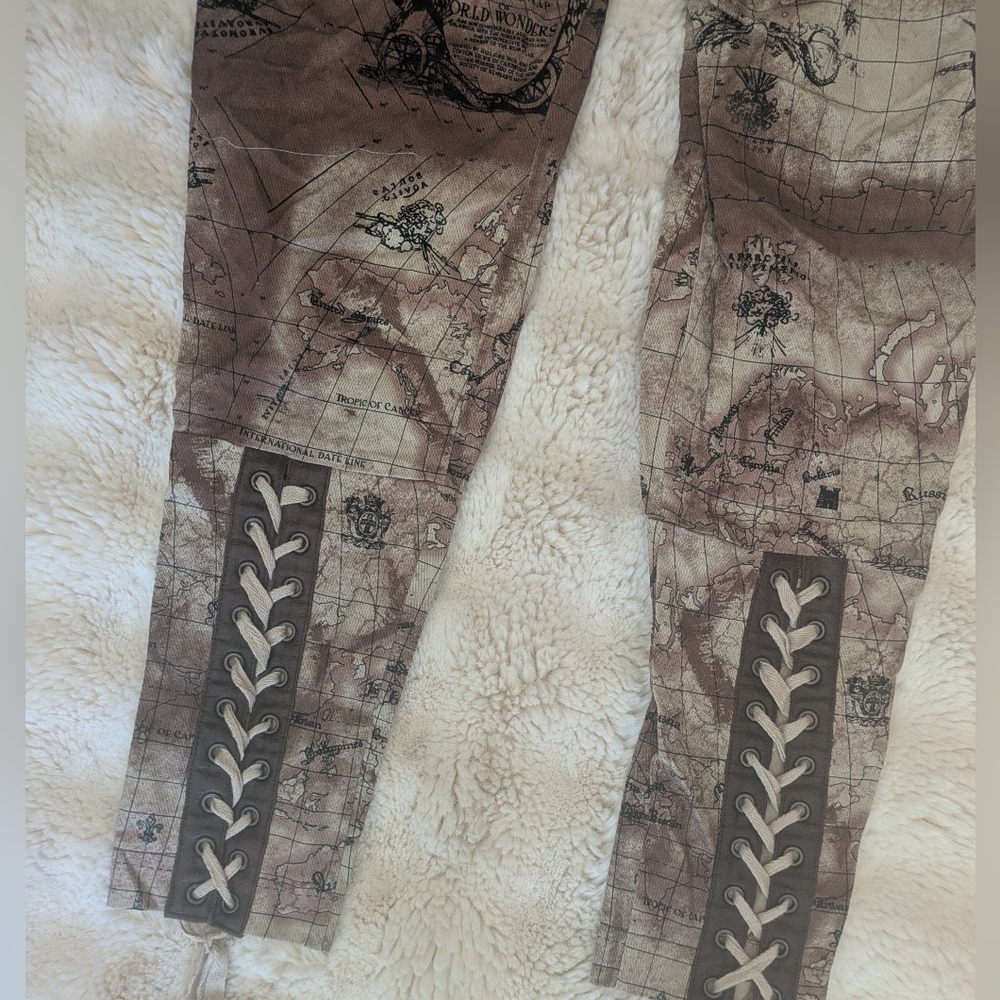 Vintage Lip Service Lace Up Pants - Picture 4 of 11
